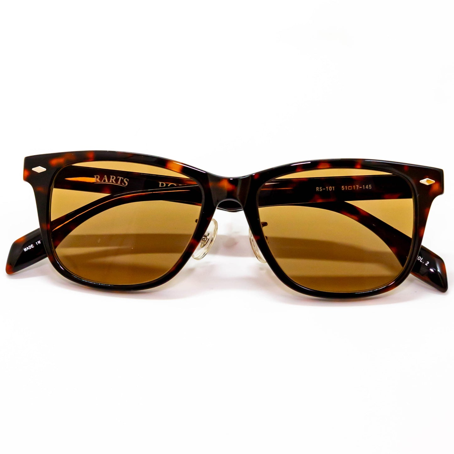 【受注生産】度なし偏光サングラス RARTS - アーツ - ROUGH［ラフ］ RS101-4